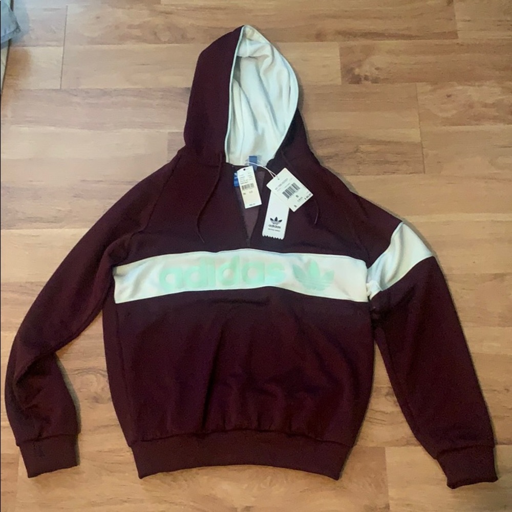 BRAND NEW WITH TAGS, ADIDAS 1/4 ZIP JACKET